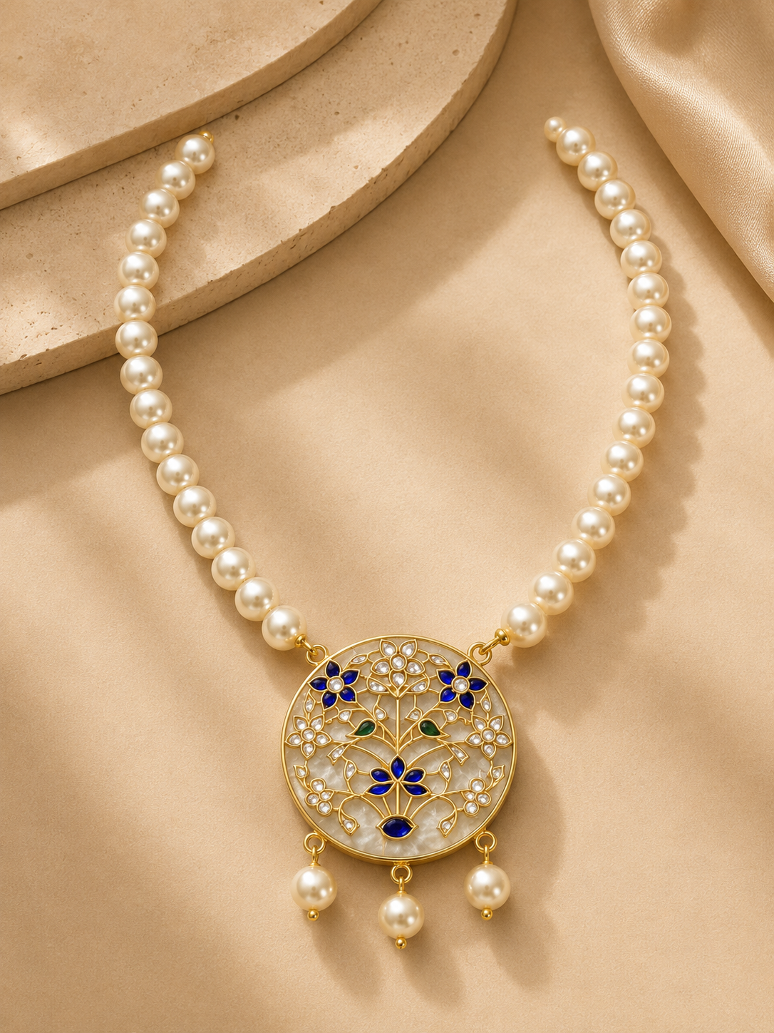 MEHRUNISA PEARL NECKLACE