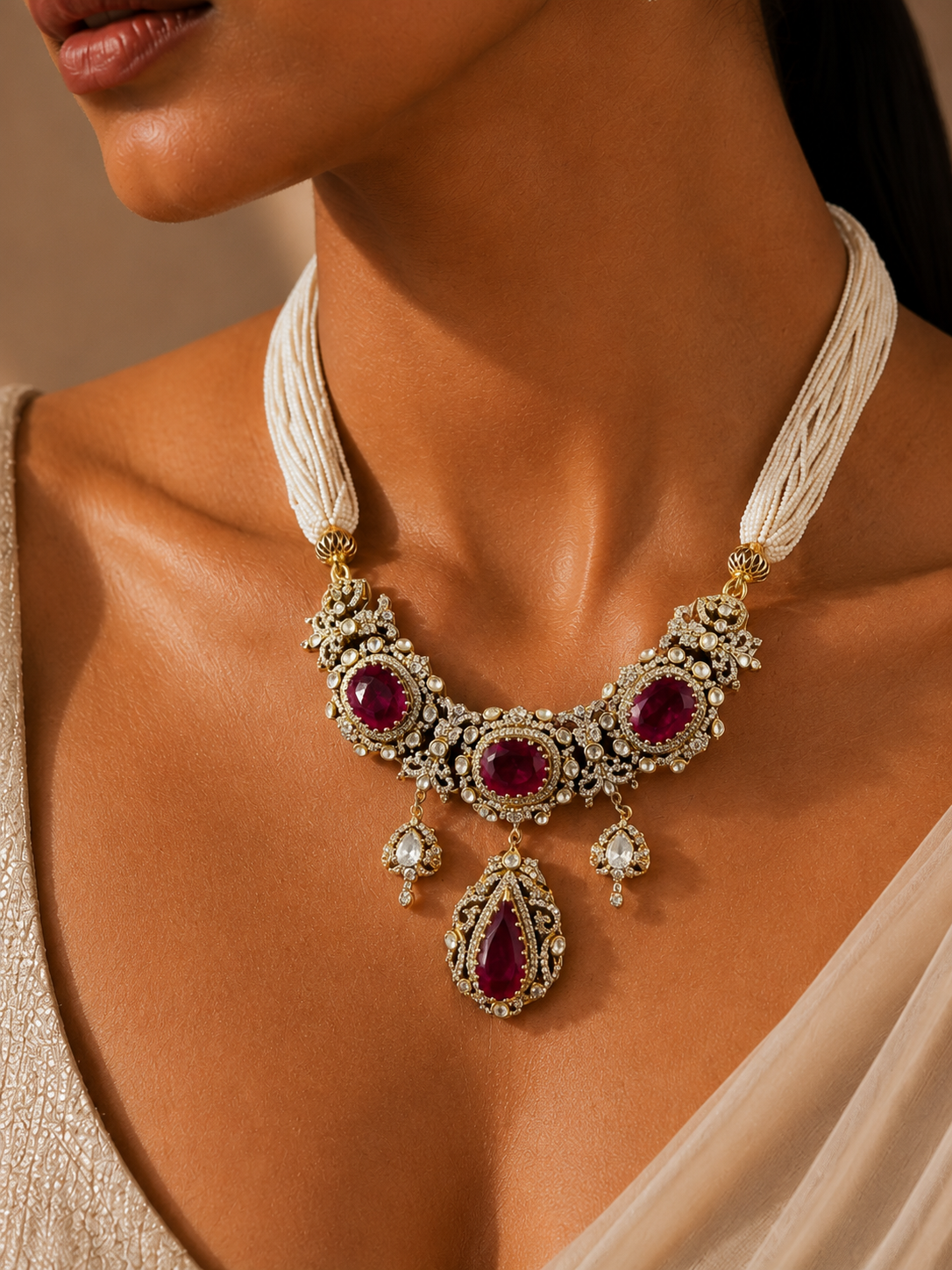ROUGE NECKLACE SET