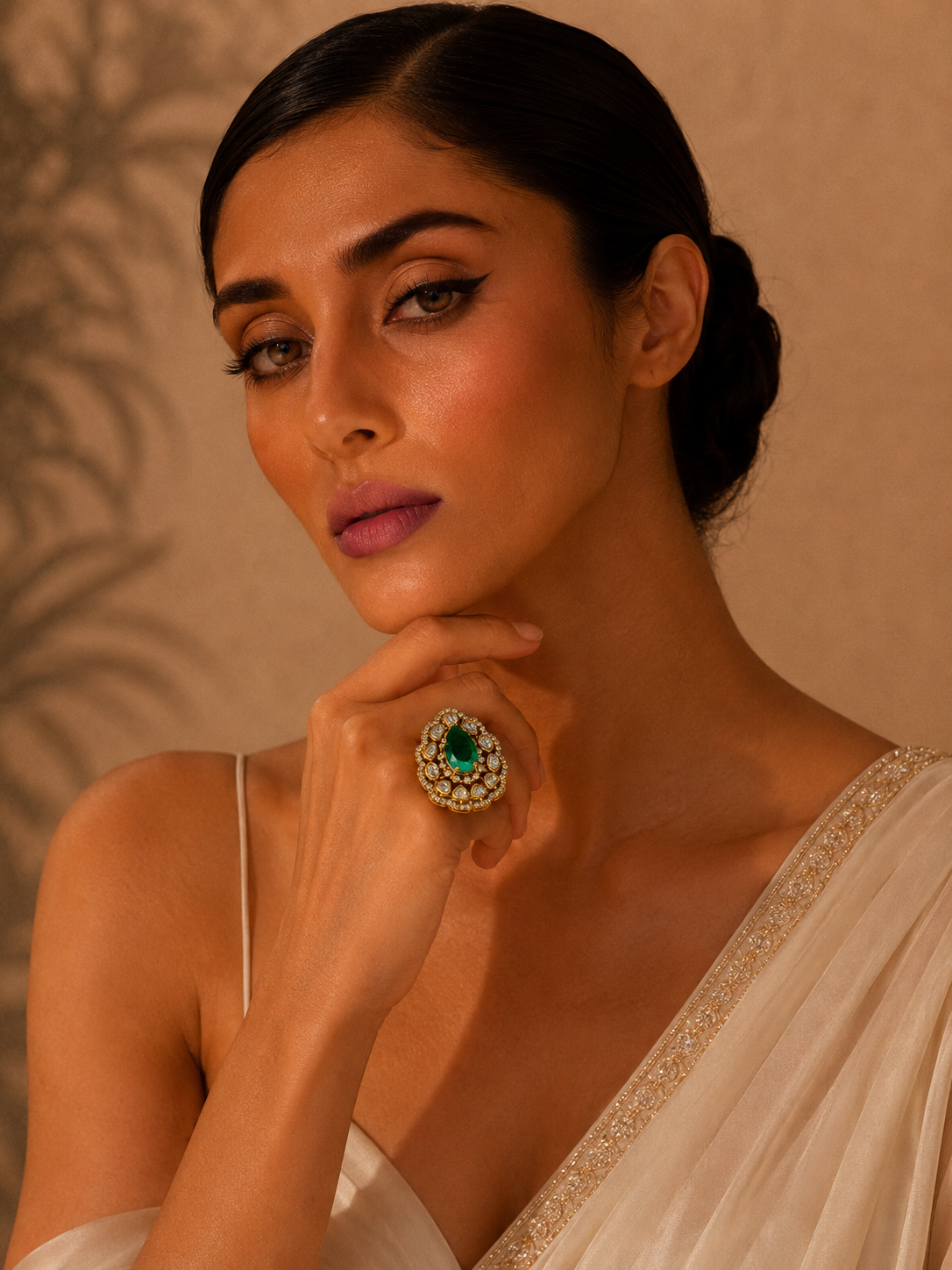 EMERELLE HALO RING