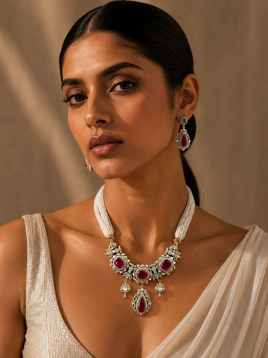 ROUGE NECKLACE SET