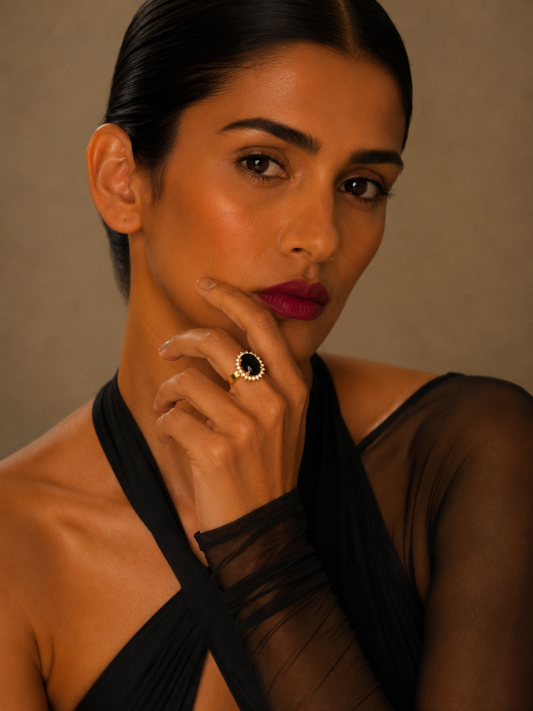 NOIR ECLIPSE RING