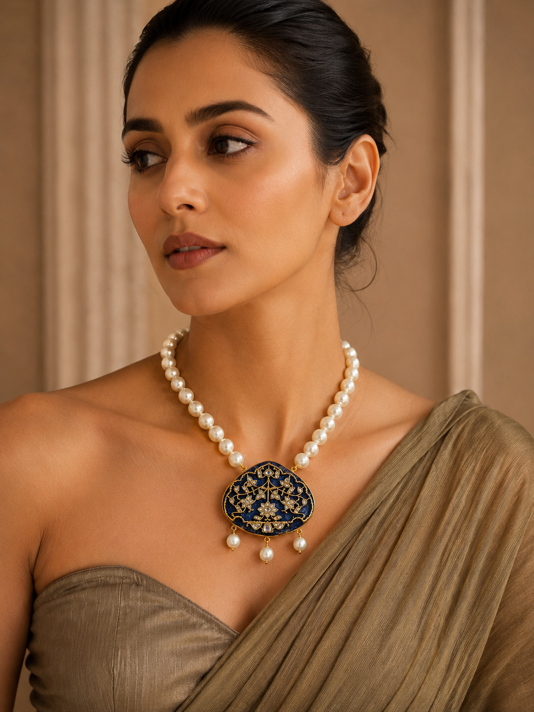NEEL VASTRA PEARL NECKLACE