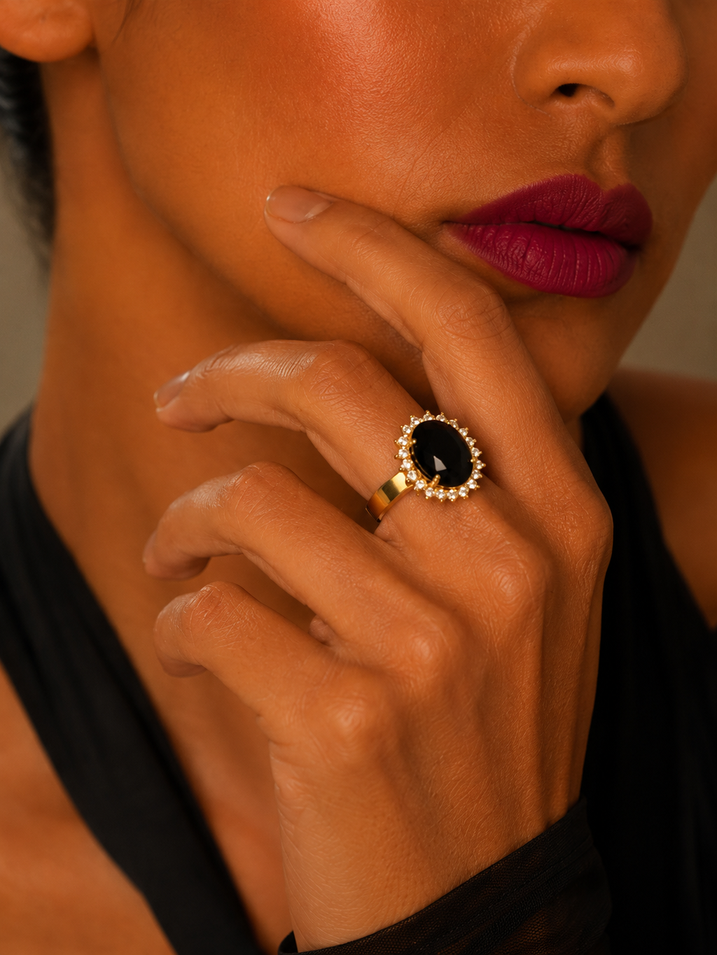 NOIR ECLIPSE RING