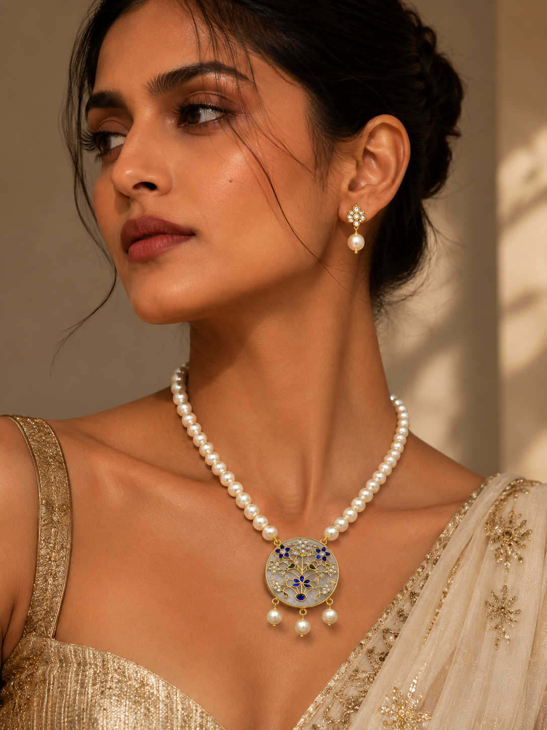 MEHRUNISA PEARL NECKLACE