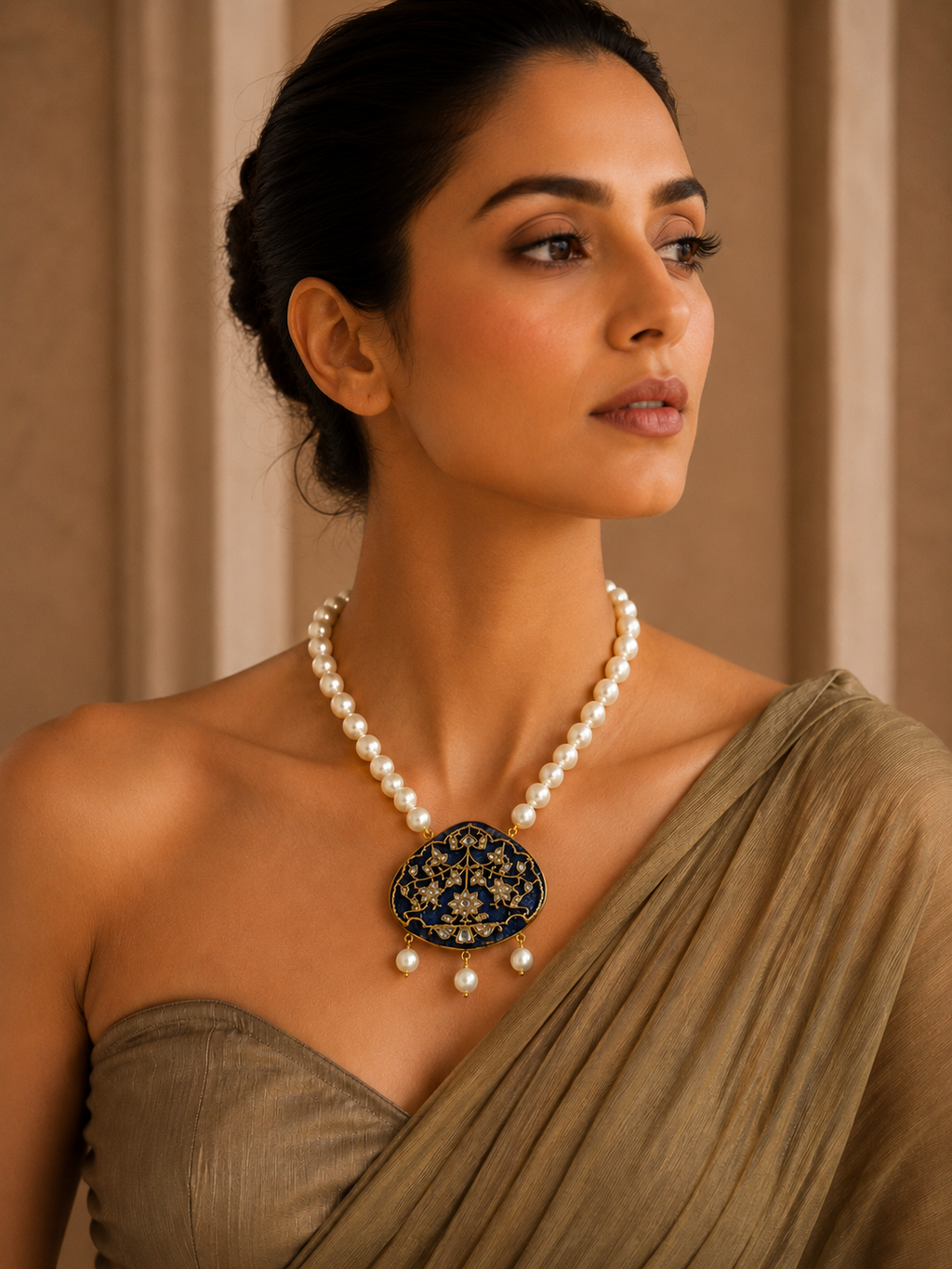NEEL VASTRA PEARL NECKLACE