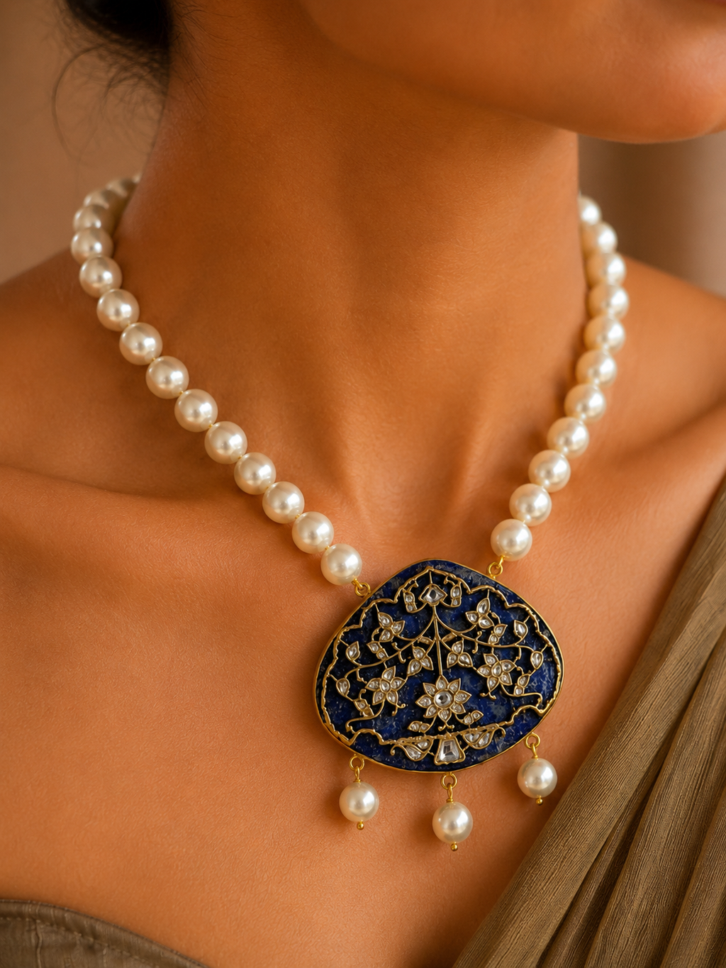 NEEL VASTRA PEARL NECKLACE