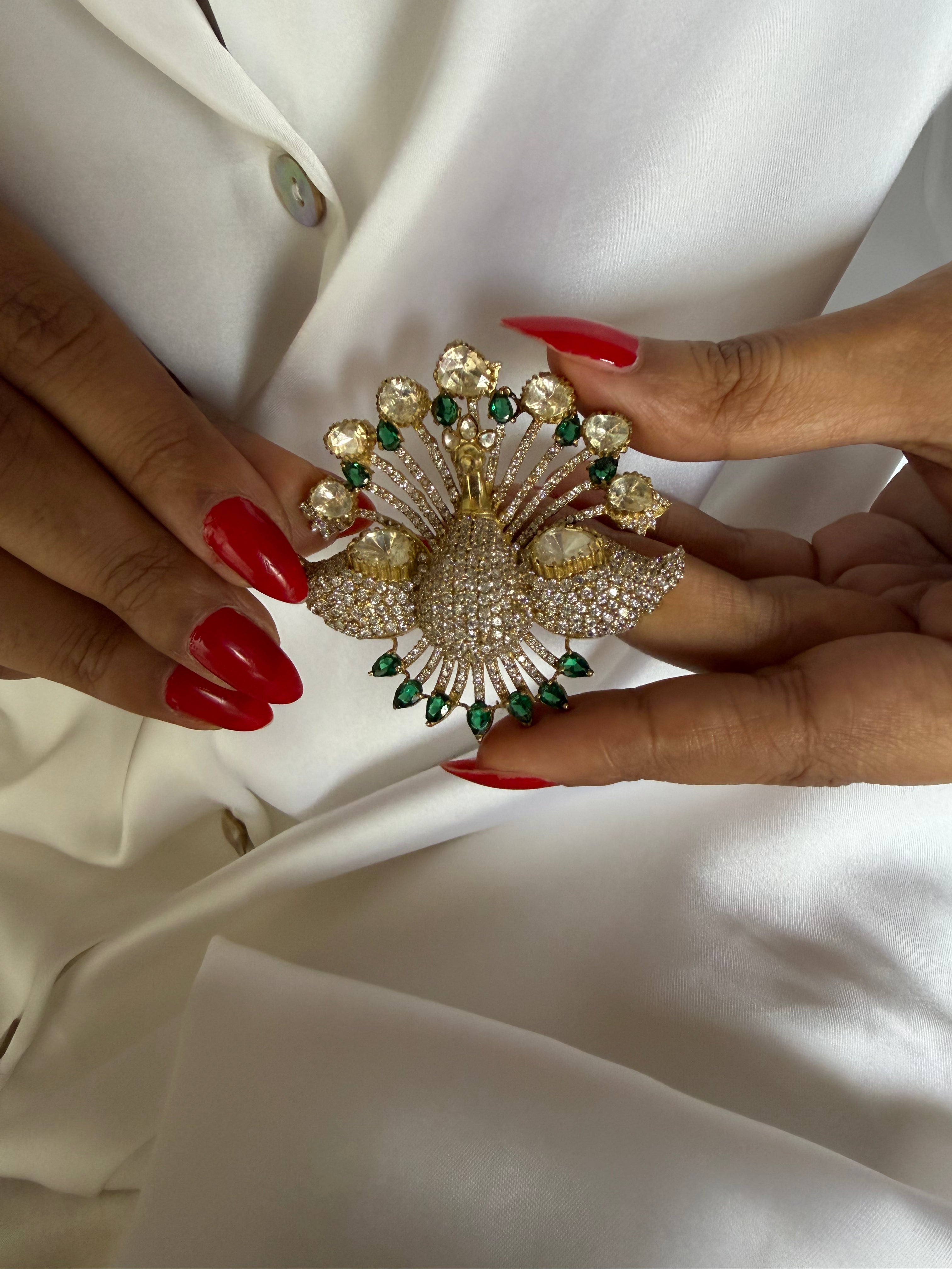 MAYURIKA BROOCH