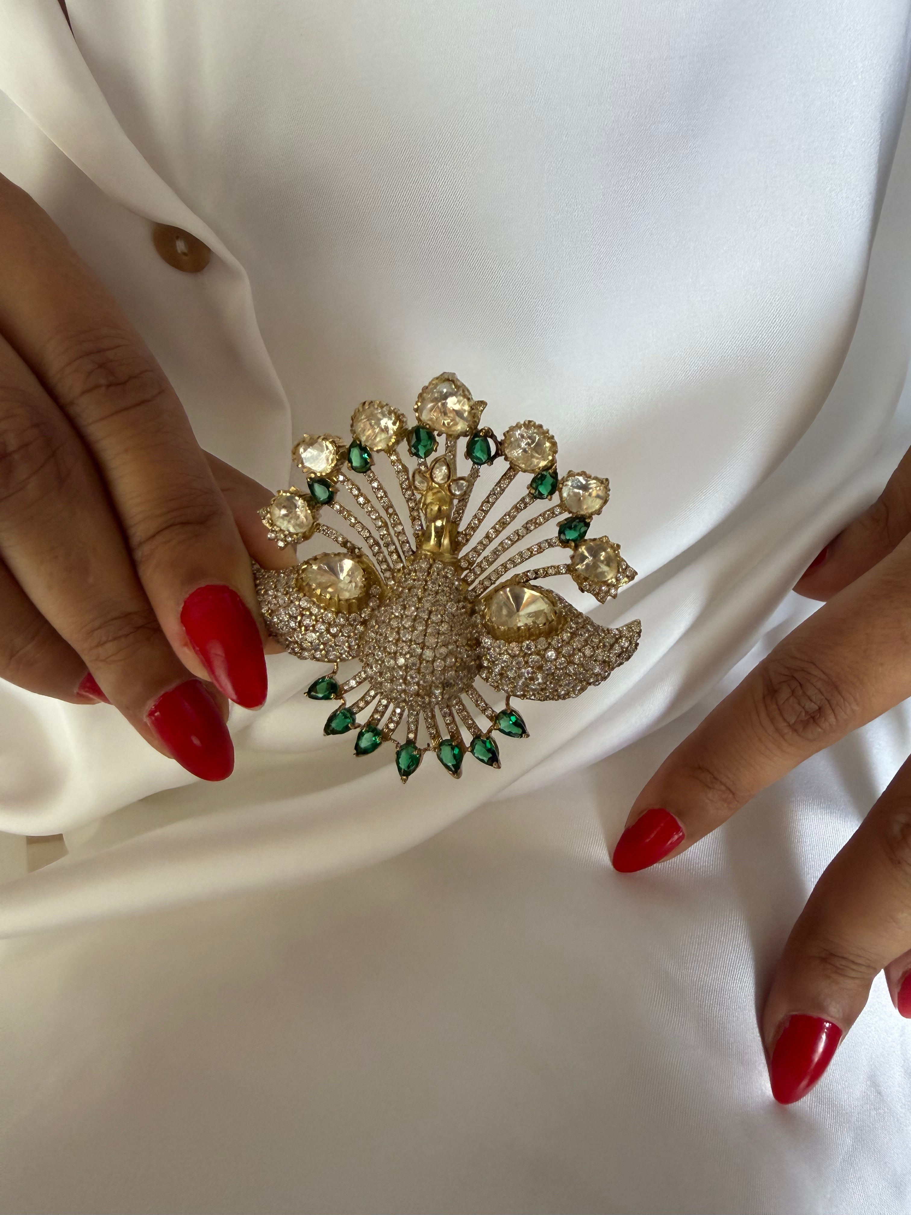 MAYURIKA BROOCH