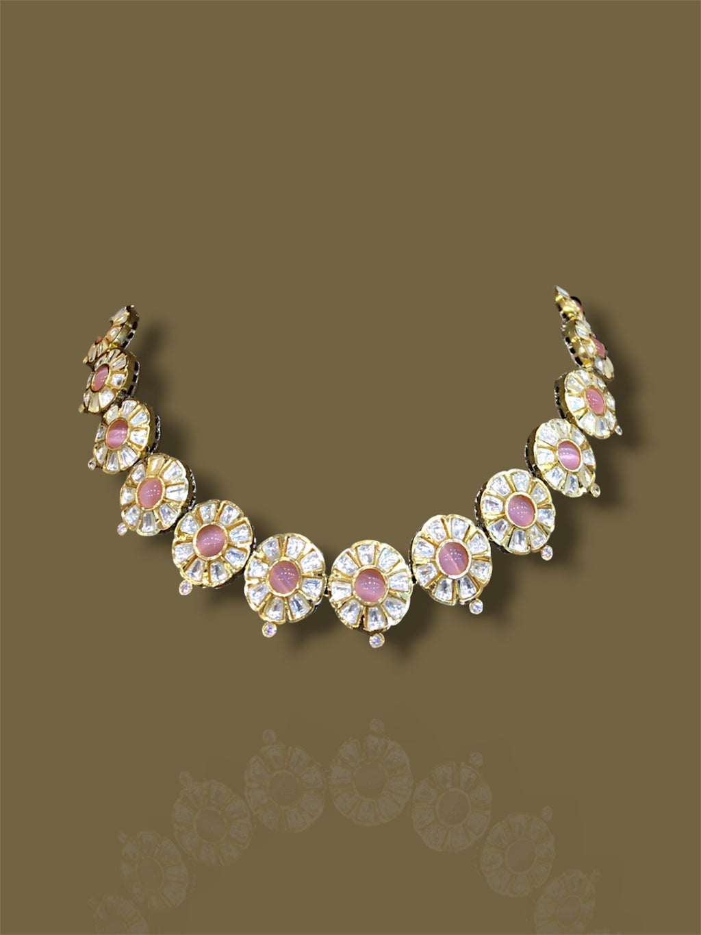 ROSETTE COLLAR NECKLACE
