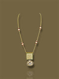 GRID PENDANT NECKLACE