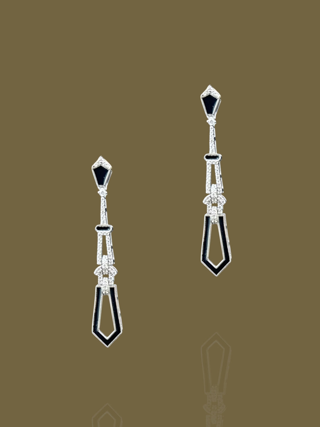 NOIR LINE EARRINGS