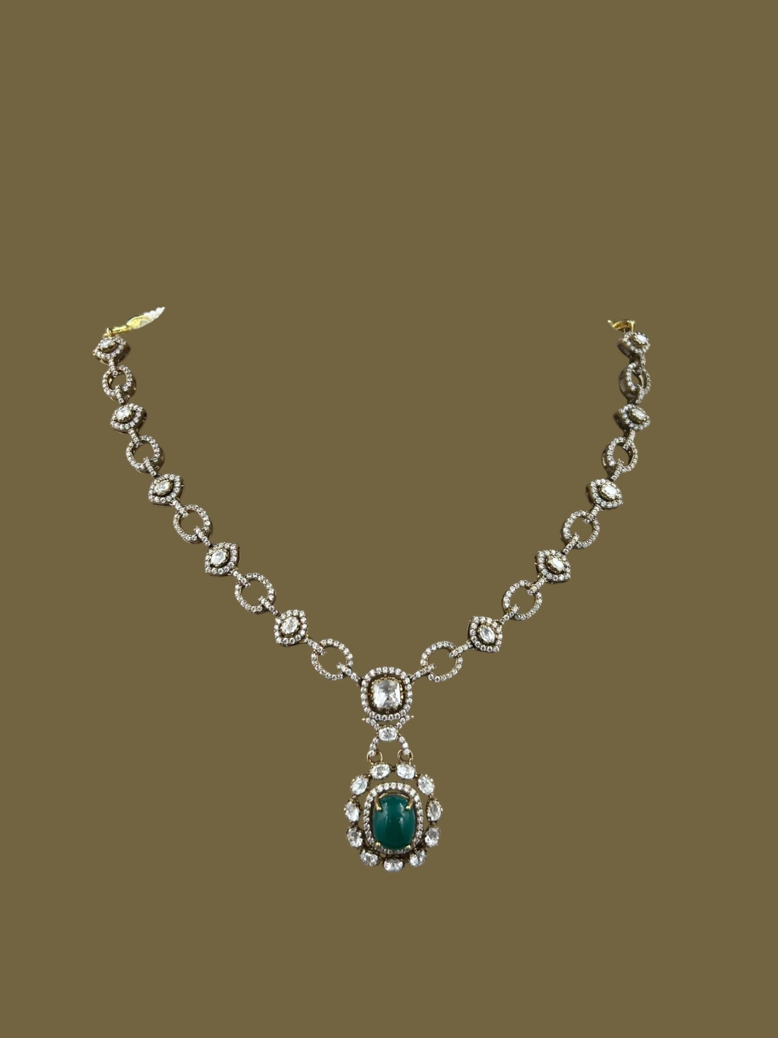 EMERA DROP NECKLACE